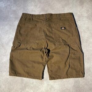 Vintage Brown Dickies Workwear Shorts Y2K Jorts Baggy Carpenter Summer